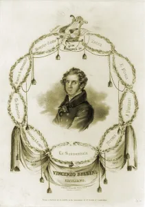 Bellini Prints: Vincenzo Bellini (1801-1835) Italian composer best known for the opera NORMA (1831)