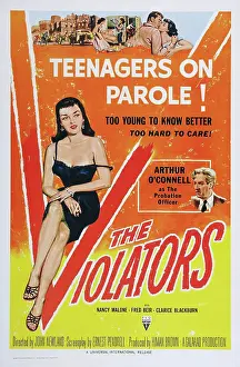 Images Dated 10th December 2014: THE VIOLATORS, US poster art, bottom left: Arthur O'Connell, 1957