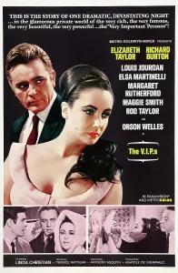 Burton Prints: THE V.I.P.S, US poster art, from left, Richard Burton, Elizabeth Taylor, 1963