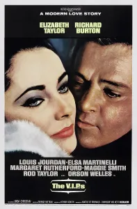Burton Prints: THE V.I.P.S, US poster, Elizabeth Taylor, Richard Burton, 1963