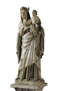 2nd Halfs Prints: Virgin. 2nd half s.XIV. It has remains of polychromy