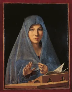 One Young Woman Only Prints: The Virgin Annunciate, by Antonello di Antonio known as Antonello da Messina