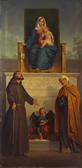 Habit Prints: Virgin of Carmel with Saints Anne and Francis