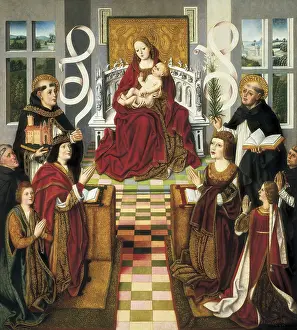 Catholic Monarchs 15 16th Century Prints: The Virgin of the Catholic Monarchs