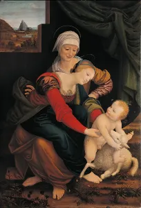 Togetherness Prints: The Virgin and Child with St Anne and the Lamb