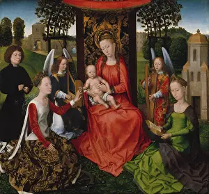 Baby Prints: VIRGIN AND CHILD WITH ST. CATHERINE & BARBARA