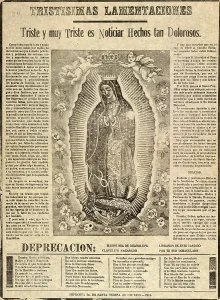 Cherub Prints: The Virgin of Guadalupe, titled: Sorrowful lamentations