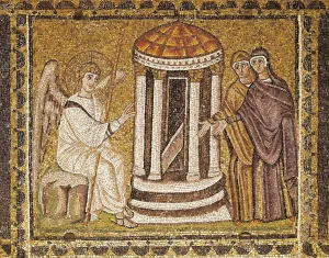 6th C Prints: Virgin Mary in the Sepulchre. 6th c