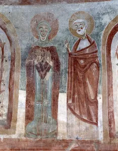 Open Hands Prints: Virgin and Saint Peter, by Unknown Artist