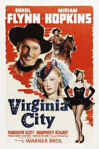 Errol Prints: VIRGINIA CITY, Errol Flynn, Miriam Hopkins, 1940