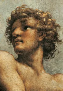 The Vision of St John the Evangelist, the Evangelists and the Doctors of the Church, by Antonio Allegri known as Correggio, 1520 - 1524 about, 16th Century, fresco