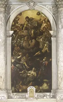 Hands Clasped Prints: Vision of St. Rocco, by Jacopo Robusti also known as Tintoretto