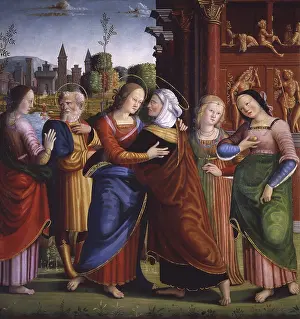 Relief Prints: Visitation, attributed to Simone Fornari Moresini