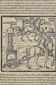 Woodcuts Prints: VITRUVIUS, Marcus Vitrubius Pollio (1th century BC)