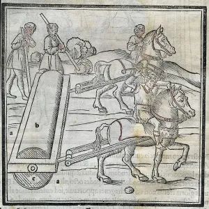 Woodcut Prints: VITRUVIUS, Marcus Vitrubius Pollio (1th century BC)