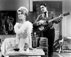 Ruffled Collar Prints: VIVA LAS VEGAS, from left, Ann-Margret, Elvis Presley, 1964