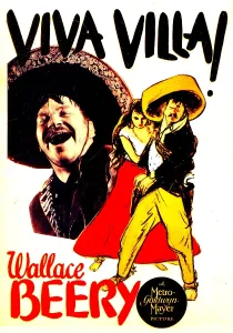 Wallace Prints: VIVA VILLA!, left and far right: Wallace Beery on window card, 1934