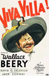 Sombrero Prints: VIVA VILLA!, Wallace Beery on poster art, 1934