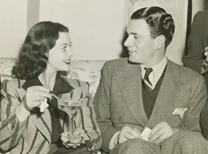 Vivien Leigh and Laurence Olivier in Atlanta, Georgia, Dec. 12, 1939. Vivien Leigh was there for the World Premiere of GONE WITH THE WIND, on Dec. 15, at Lowe's Theater