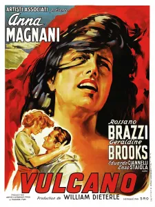 Brooks Prints: VOLCANO, top: Anna Magnani, bottom l-r: Geraldine Brooks