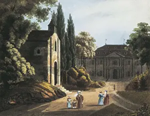 Fine Art Prints: Voltaire's house and chapel in Ferney