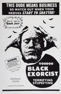 Mummy Prints: VOODOO BLACK EXORCIST, (aka VUDU SANGRIENTO), US poster art, 1974