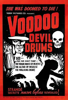 1944 Movies Prints: VOODOO DEVIL DRUMS, 1944