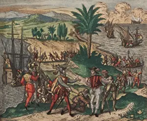 Columbus Prints: On his third voyage to the New World