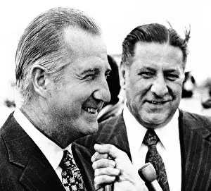 Spiro Prints: VP Spiro Agnew with Mayor Frank Rizzo at Philadelphia's airport