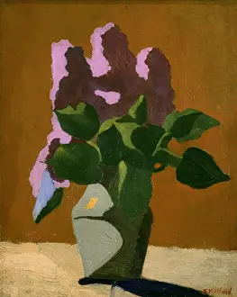 Burgundy Prints: VUILLARD, Edouard (1868-1940). The Lilacs