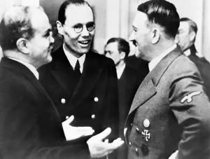 Csubeta Prints: Vyacheslav Molotov speaks to Adolf Hitler and with the aid of an interpreter