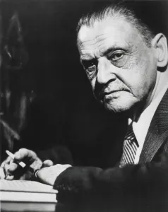 Playwright Prints: W. Somerset Maugham, English novelist, playwright, and short story writer, ca. 1940