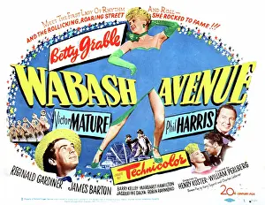 Dancer Prints: WABASH AVENUE, Betty Grable, 1950
