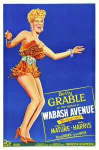 Dancer Prints: WABASH AVENUE, US poster art, Betty Grable
