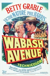 Phil Prints: WABASH AVENUE, US poster art, from left: Phil Harris