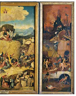 Motion Prints: The wagon of hay (hay Triptych) - The hell construction