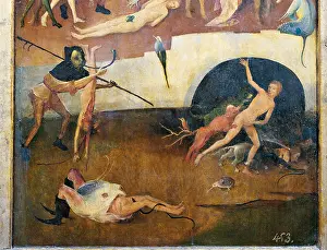 Hell Prints: The wagon of hay (hay Triptych) - The hell construction