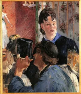 Restaurant Prints: The Waitress, by Edouard Manet