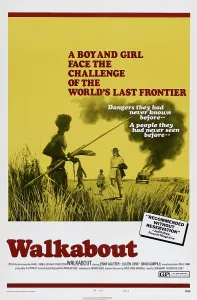 Australia Prints: WALKABOUT, US poster art, from left: David Gulpilil