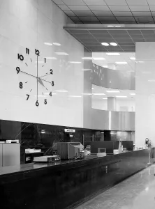 Clock Prints: Wall Clock, Philadelphia Saving Fund Society, Philadelphia, Pa, ca. 1929