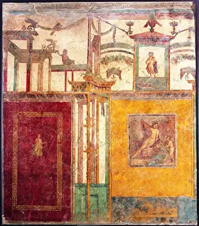 Eagle Prints: Wall with Narcissus, by unknown artist