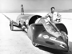 Speed Prints: Walter Arfons, drag racer with the Wingfoot Express in 1964