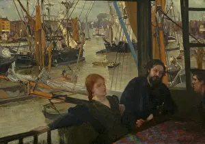 Lcgr1606 Prints: Wapping, by James McNeill Whistler, 1860-64, American painting, oil on canvas