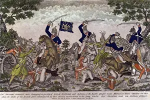 Upper Canada Prints: War of 1812. Battle of the Thames, aka Battle of Moraviantown, Oct. 5, 1812. Col
