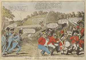 1810s Prints: War of 1812. John Bull and the Baltimoreans