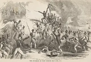 Armies Prints: War of 1812, Storming of Fort George