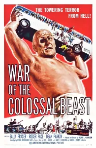 Barechested Prints: WAR OF THE COLOSSAL BEAST, Dean Parkin (aka Duncan Parkin'), 1958