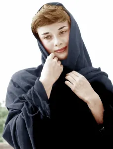 Colorq Prints: WAR AND PEACE, Audrey Hepburn, 1956