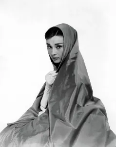 Hood Prints: WAR AND PEACE, Audrey Hepburn, 1956, cape