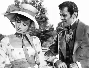 Ascot Prints: WAR AND PEACE, from left: Audrey Hepburn, Henry Fonda, 1956